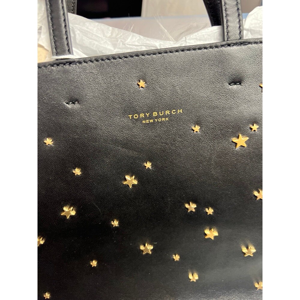 Tory Burch Black Tote with Gold Stars - Picture 2 of 7